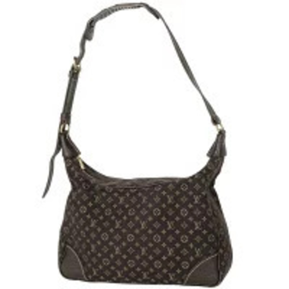 Louis Vuitton Boulogne Shoulder Bag Monogram Lin Ebene